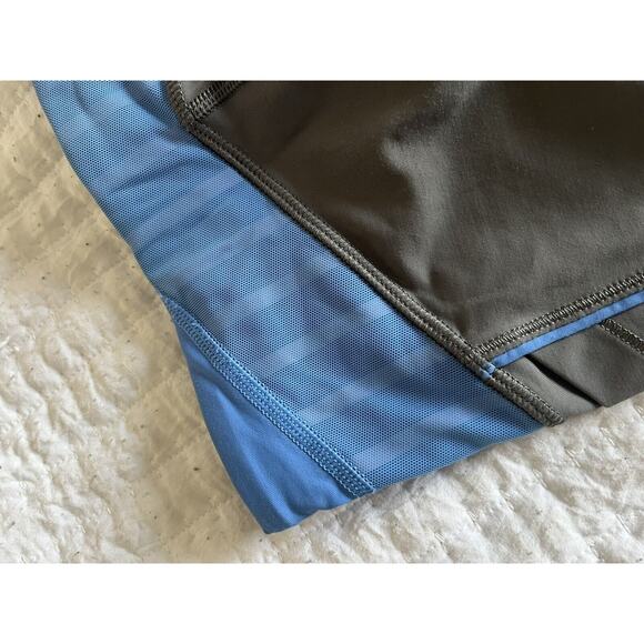 Ivivva by Lululemon grey and blue children’s leggings with pocket-7 - Picture 4 of 9